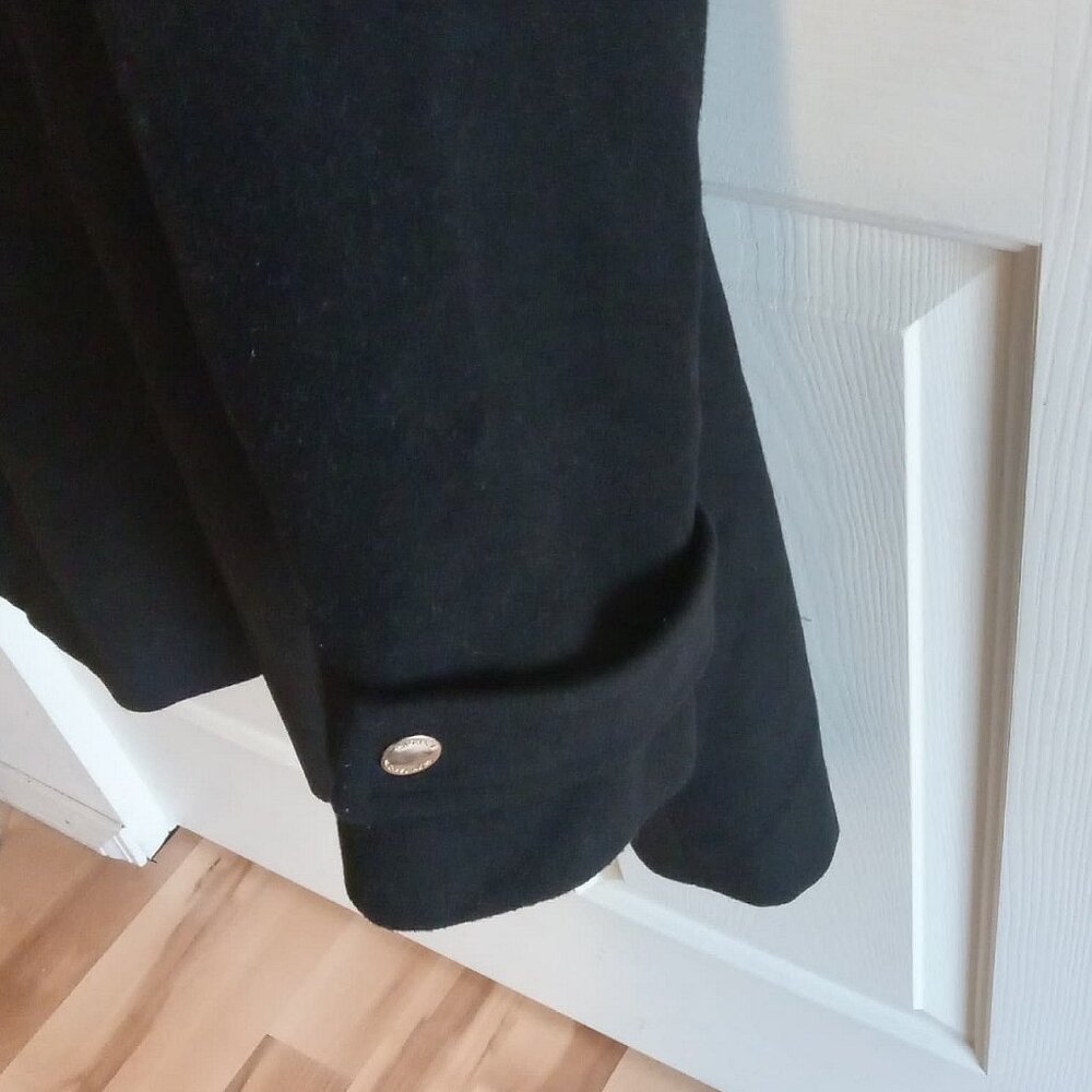 Michael Kors Wool Blend Collared Zip Front Coat - Picture 3 of 10